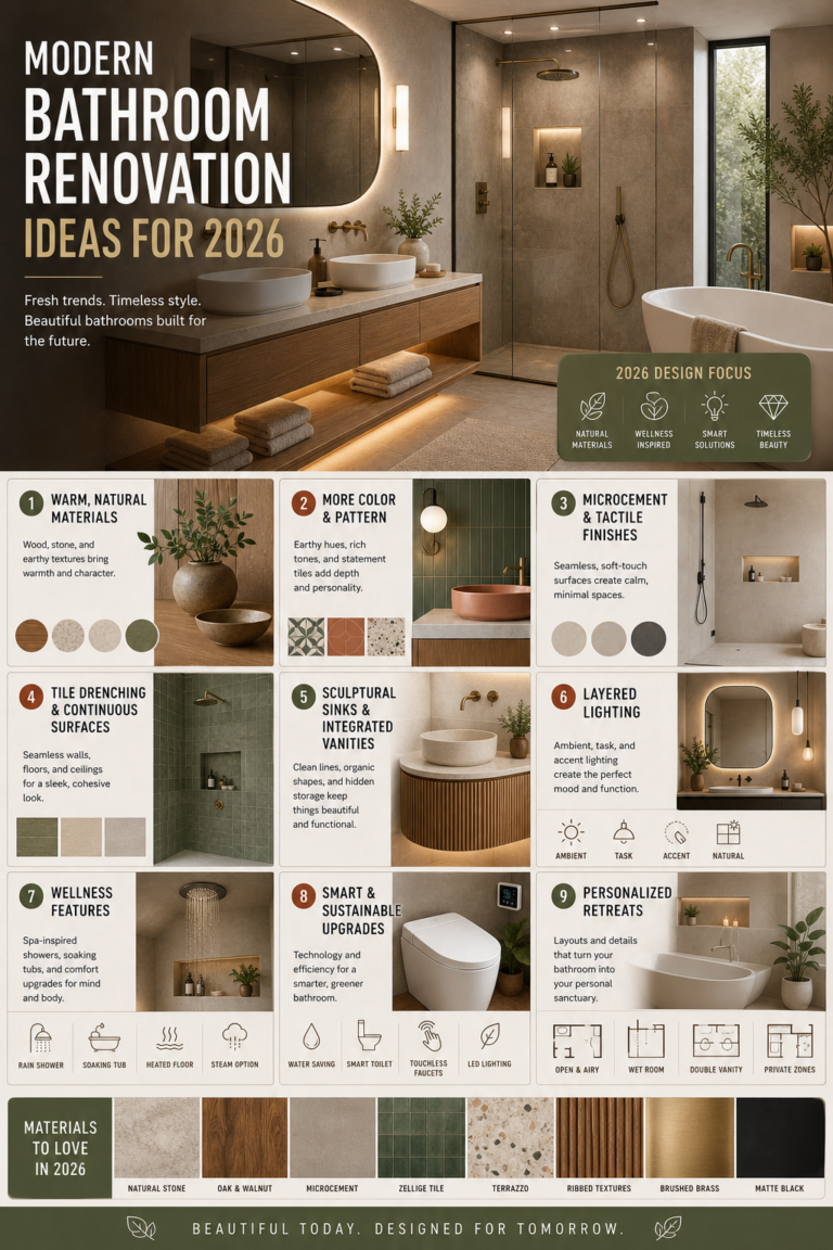 Modern Bathroom Renovation Ideas for 2026