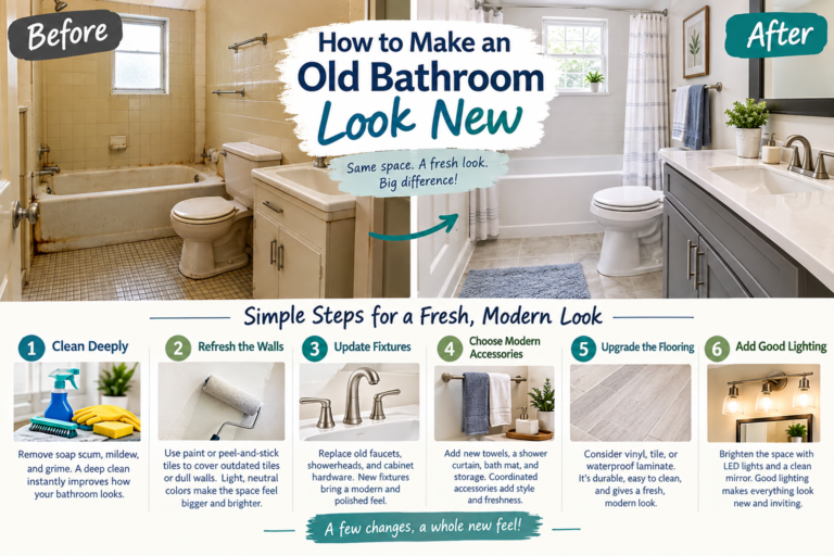 How to Make an Old Bathroom Look New