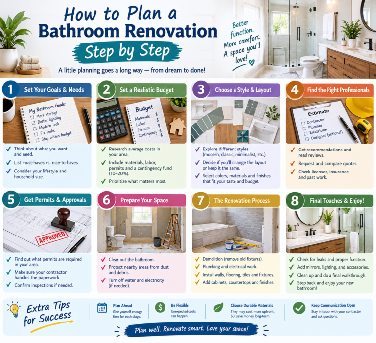 How to Plan a Bathroom Renovation Step by Step