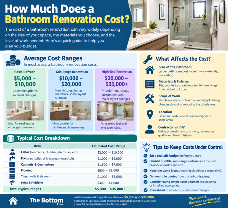 How Much Does a Bathroom Renovation Cost?