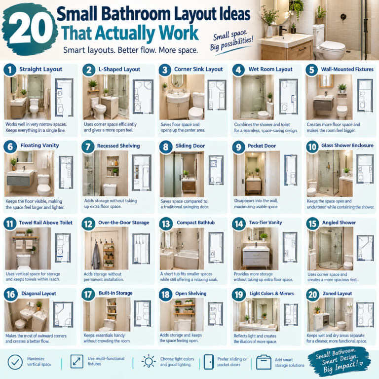 Small Bathroom Layout Ideas That Actually Work
