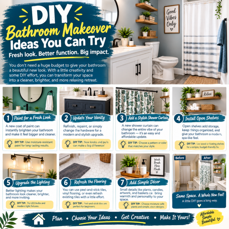 DIY Bathroom Makeover Ideas You Can Try