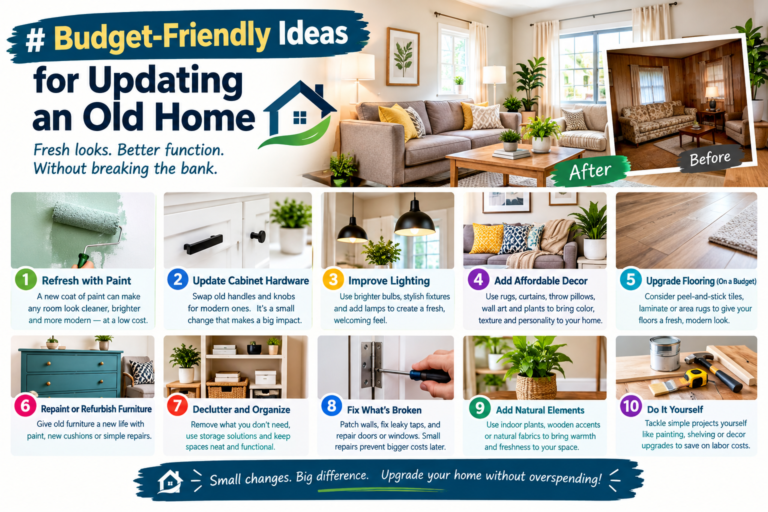 Budget-Friendly Ideas for Updating an Old Home